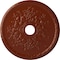 Ekena Millwork Grape Ceiling Medallion (Fits Canopies up to 3 5/8"), 22 5/8"OD x 3 5/8"ID x 5/8"P, Firebrick CM22GRFIF - alternate 1